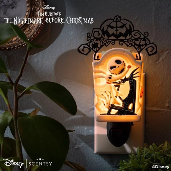 Scentsy Nightmare Before Christmas Jack Skellington Mini Warmer *DISCONTINUED* - Picture 1 of 3